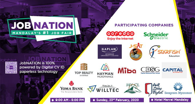 Only Five Booths Left to Exhibit at JobNATION Mandalay - JobNet Blog