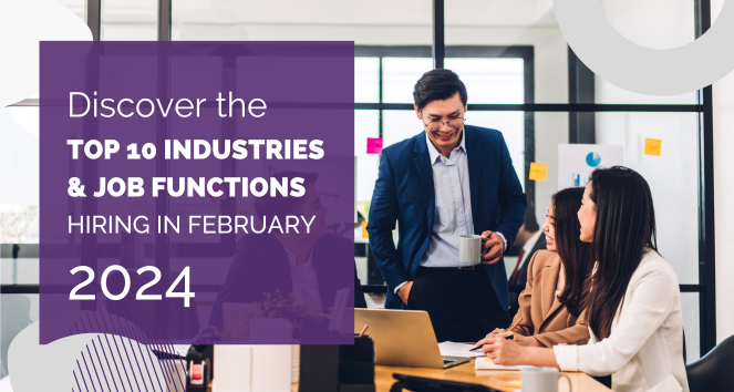 Top 10 Industries and Job Functions with the most Jobs in February 2024 ...